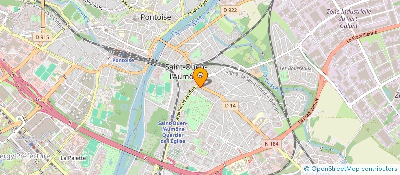 localisation de l'entreprise SCM DOCTEURS CARBONNIER DOURDAN  SAINT-OUEN-L'AUMONE