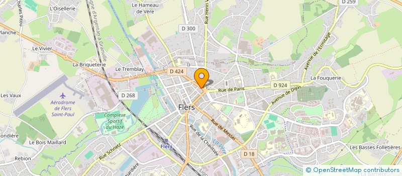 localisation de l'entreprise SCM DOCTEURS CHEVALLIER ET DURAND à FLERS