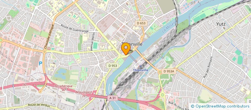 localisation de l'entreprise SCM DOCTEURS CHRZAVZEZ ET D'ERCEVILLE  THIONVILLE