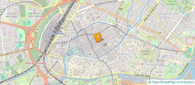 localisation de l'entreprise SCM DOCTEURS CLADI SCHAAF ET NEUBERGER à STRASBOURG