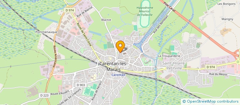 localisation de l'entreprise SCM DOCTEURS CLEMENT ALEXIX PASTERNA  CARENTAN-LES-MARAIS