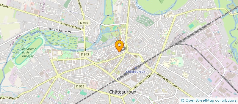 localisation de l'entreprise SCM DOCTEURS DEBRY ET GUY à CHATEAUROUX