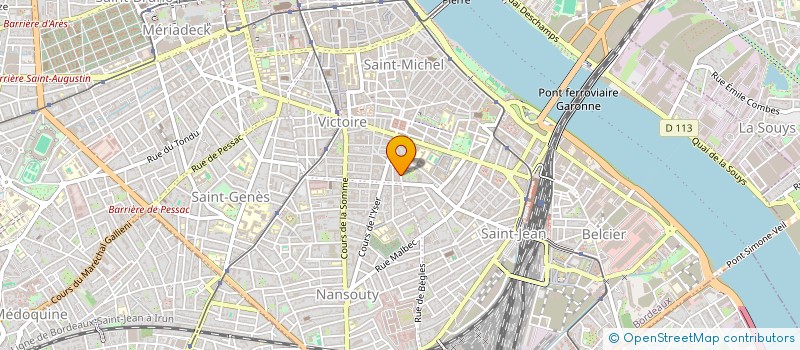 localisation de l'entreprise SCM DOCTEURS DU 43 R DE BEGLES à BORDEAUX