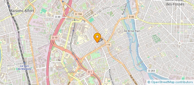 localisation de l'entreprise SCM DOCTEURS DUBOIS RANDE ET CARRE  CRETEIL