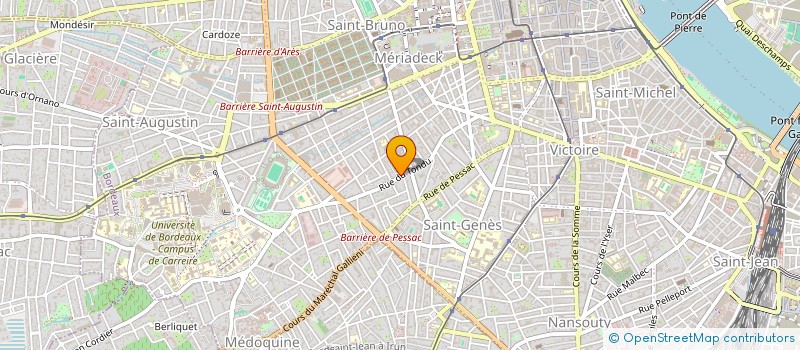 localisation de l'entreprise SCM DOCTEURS F VALENTIN ET D POUSSOT à BORDEAUX