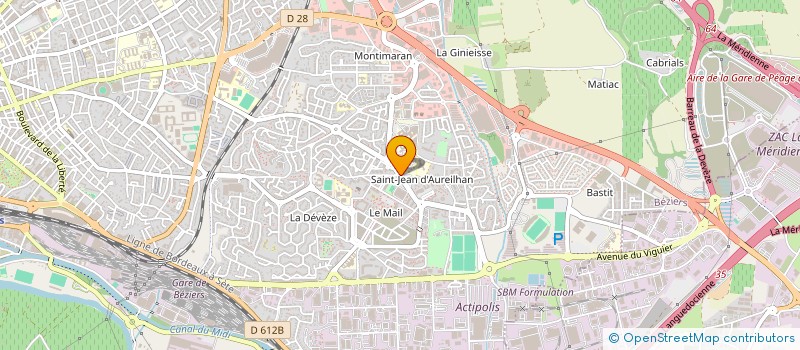 localisation de l'entreprise SCM DOCTEURS FOUILHE LEFRANCQ à BEZIERS