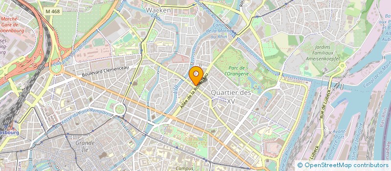 localisation de l'entreprise SCM DOCTEURS GERARD ET CALOUD  STRASBOURG