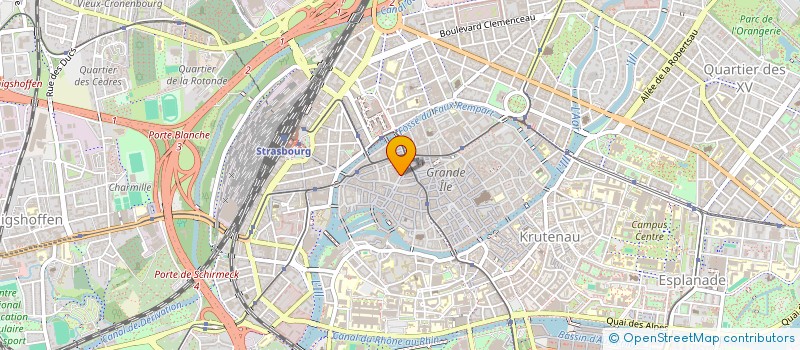 localisation de l'entreprise SCM DOCTEURS GERBER ET DAHLET à STRASBOURG