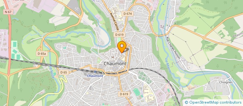 localisation de l'entreprise SCM DOCTEURS GERBOUD ET PETIT à CHAUMONT