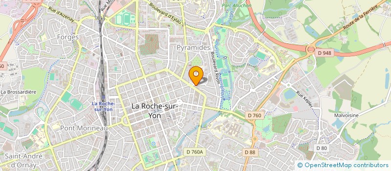 localisation de l'entreprise SCM DOCTEURS GIBORY ET WOLLENS à LA ROCHE-SUR-YON