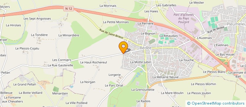 localisation de l'entreprise SCM DOCTEURS GROSSET, DOUSSIN ET FOURE  BEDEE