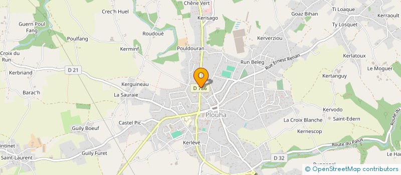 localisation de l'entreprise SCM DOCTEURS HASCOET ET LE GUEN  PLOUHA