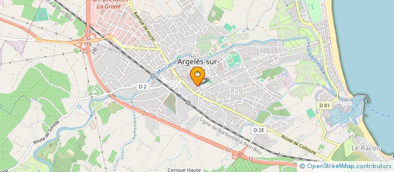 localisation de l'entreprise SCM DOCTEURS HUGONNET ET RAGUIDEAU à ARGELES-SUR-MER