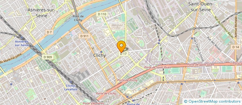localisation de l'entreprise SCM DOCTEURS JARRIGE ET BERARDIER à CLICHY