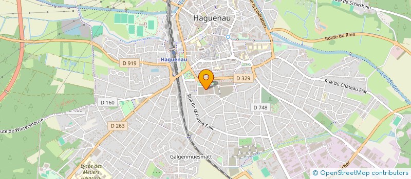 localisation de l'entreprise SCM DOCTEURS KITTEL à HAGUENAU
