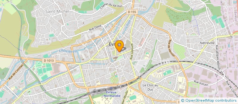 localisation de l'entreprise SCM DOCTEURS KORBENDAU  EVREUX