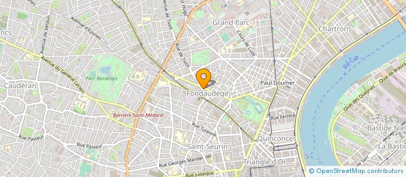 localisation de l'entreprise SCM DOCTEURS LAPLACE THUILLIER BROCHET à BORDEAUX