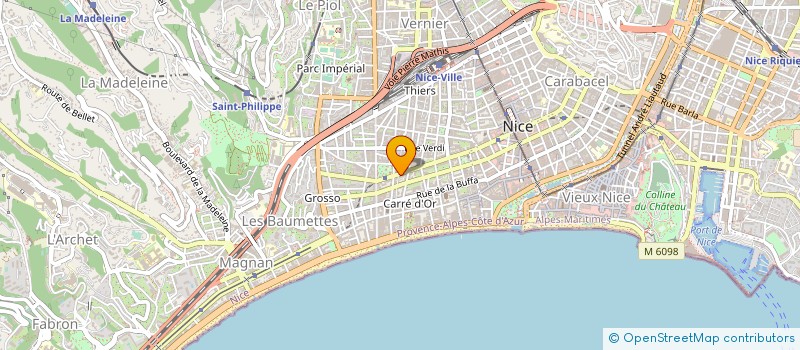 localisation de l'entreprise SCM DOCTEURS LARMANDE MERCAS à NICE