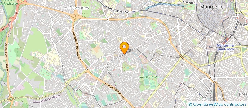 localisation de l'entreprise SCM DOCTEURS M MANTIONE ET A BOYER à MONTPELLIER