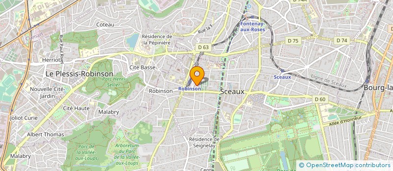 localisation de l'entreprise SCM DOCTEURS MATTHIEU CONTANT ET THIBAULT LANGAGNE à SCEAUX