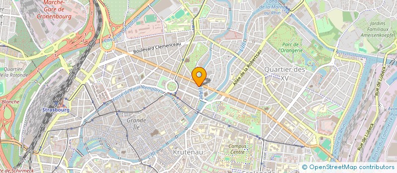 localisation de l'entreprise SCM DOCTEURS MENGUS STEINMETZ à STRASBOURG
