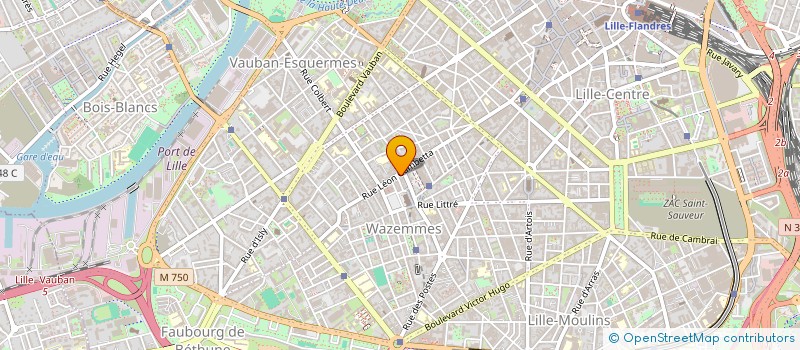 localisation de l'entreprise SCM DOCTEURS P LOUCHART ET F CATRY à LILLE