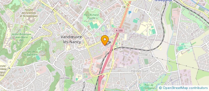 localisation de l'entreprise SCM DOCTEURS REMOND PLA DARRIGRAND à VANDŒUVRE-LES-NANCY
