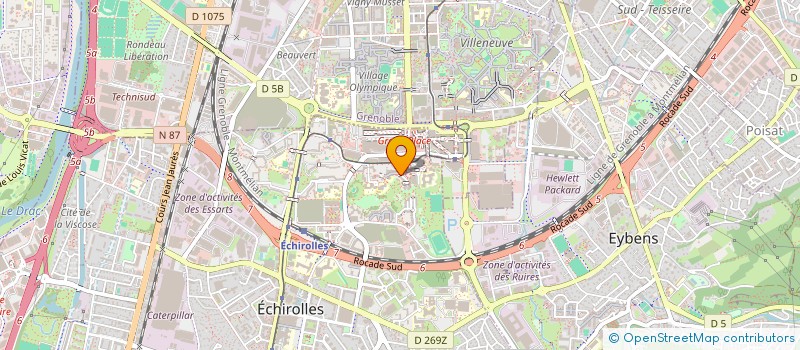 localisation de l'entreprise SCM DOCTEURS RIVIERE ET BERNARD  ECHIROLLES