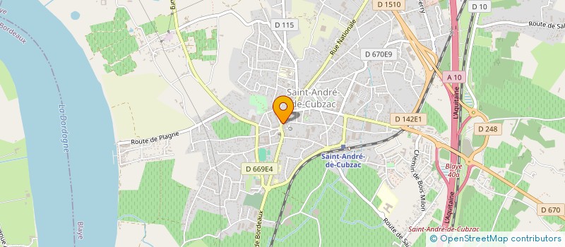 localisation de l'entreprise SCM DOM INFI à SAINT-ANDRE-DE-CUBZAC