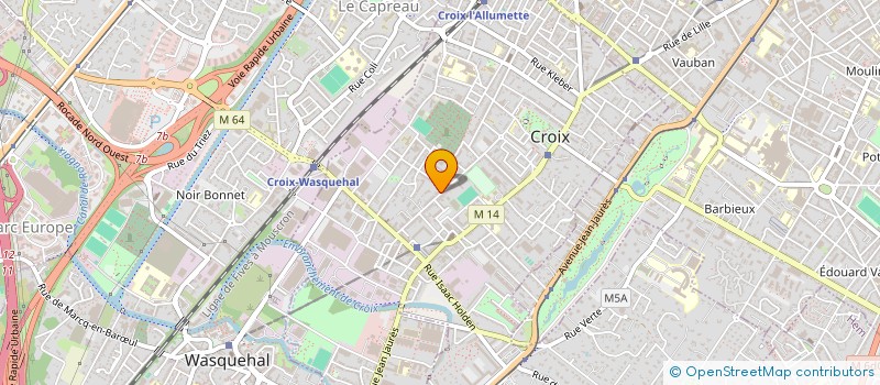 localisation de l'entreprise SCM DOMECK-PAZGRAT  CROIX