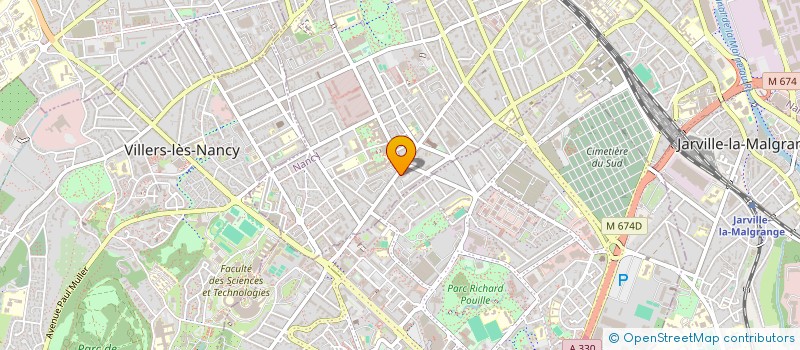 localisation de l'entreprise SCM DONNER - VILAIN  NANCY