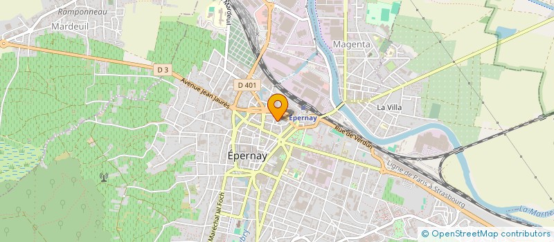 localisation de l'entreprise SCM DONNY GEHU MORTIER  EPERNAY