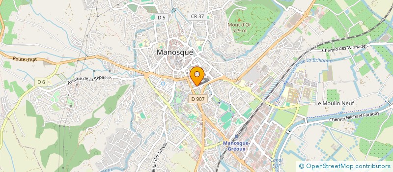 localisation de l'entreprise SCM DOREAU J ET DRAGON P à MANOSQUE