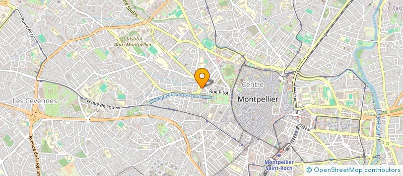 localisation de l'entreprise SCM DORIA à MONTPELLIER