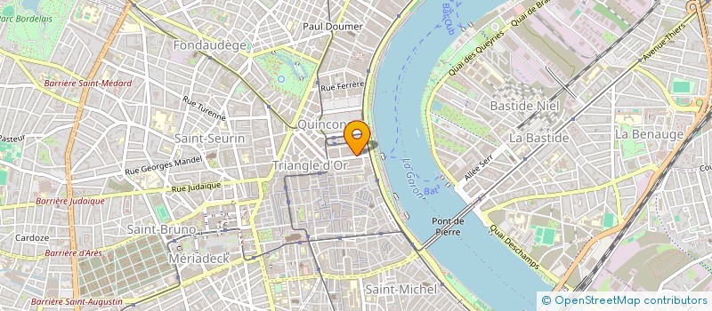 localisation de l'entreprise SCM DORIGNAC MOUKARZEL à BORDEAUX