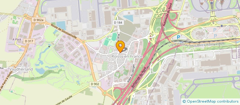 localisation de l'entreprise SCM DORVAL ROISSY  ROISSY-EN-FRANCE