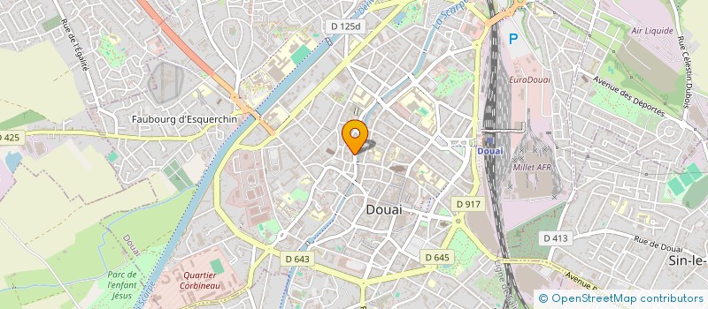 localisation de l'entreprise SCM DOUAI ASSISTANCE MEDICALE URGENTE  DOUAI