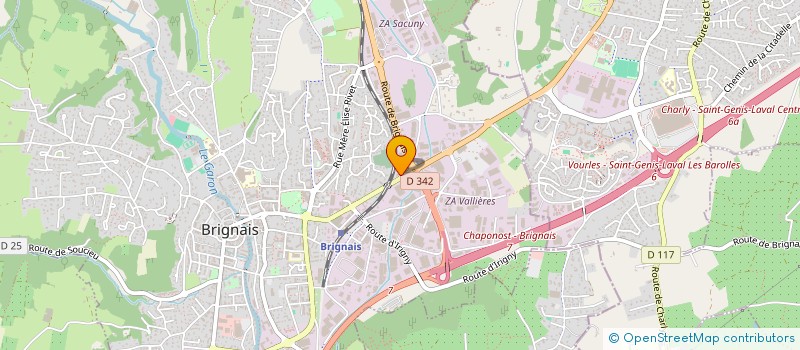 localisation de l'entreprise SCM DOUBLOT LETOCART  BRIGNAIS