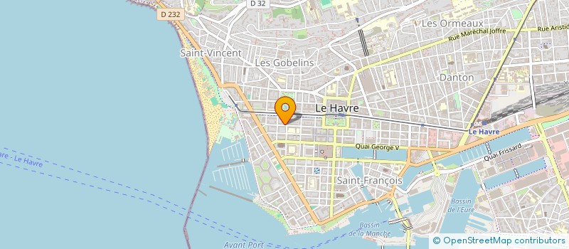 localisation de l'entreprise SCM DOUMER à LE HAVRE