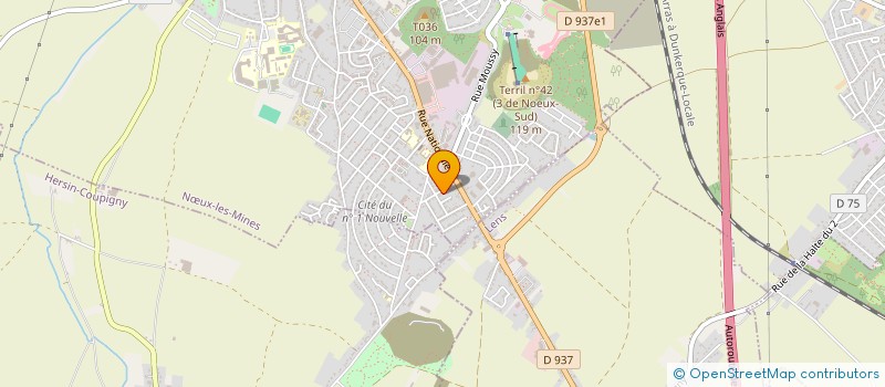 localisation de l'entreprise SCM DPR  NUX-LES-MINES