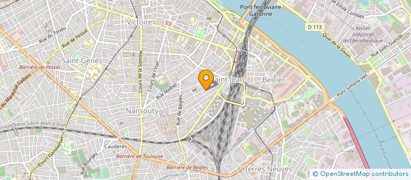 localisation de l'entreprise SCM DR JP ETESSE ET P MARACHE à BORDEAUX