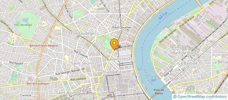 localisation de l'entreprise SCM DR SAN GALLI ET BRUNEL à BORDEAUX