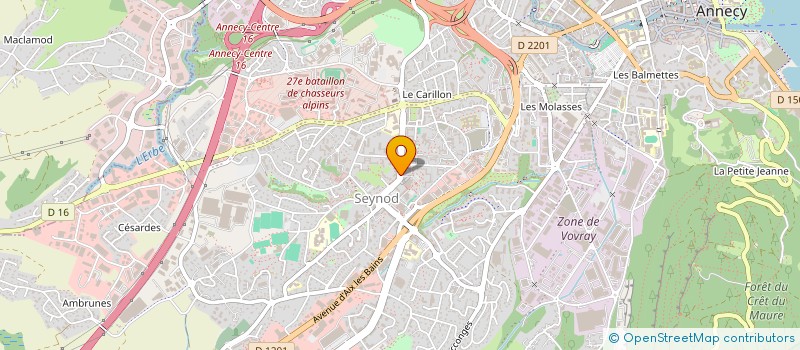 localisation de l'entreprise SCM DREYFUS CAPPELIEZ à ANNECY
