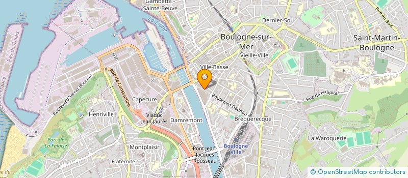 localisation de l'entreprise SCM DRS A-M GOURNAY-DELANNOY & S.GOURNAY  BOULOGNE-SUR-MER