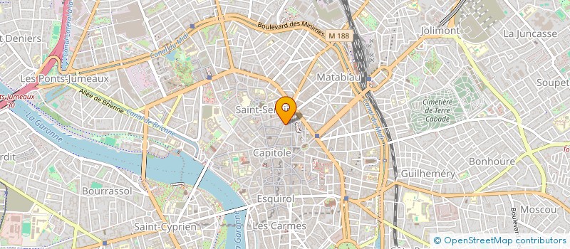 localisation de l'entreprise SCM DRS BAYLE ET HILARY à TOULOUSE