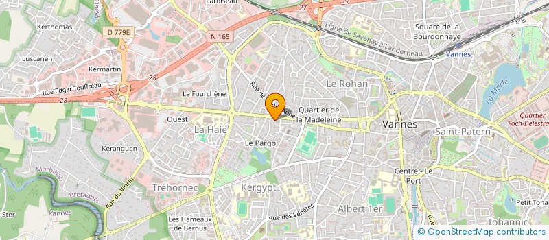 localisation de l'entreprise SCM DRS BERMOND QUILLET GUIODO  VANNES