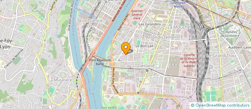 localisation de l'entreprise SCM DRS DANNAOUI ET ROSE-REYMOND  LYON