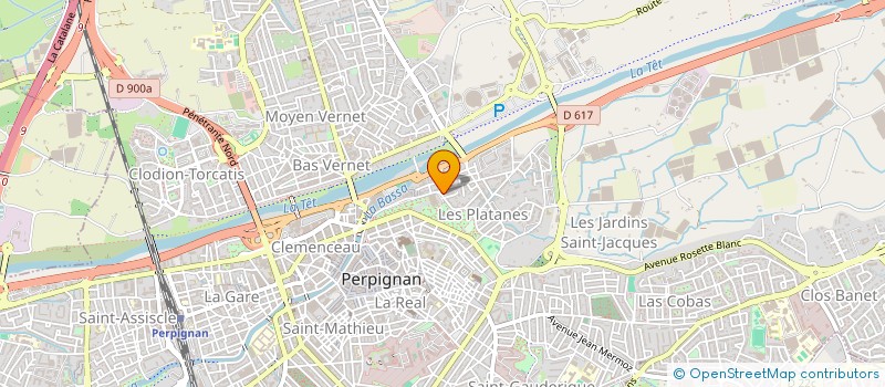 localisation de l'entreprise SCM DRS F.CACHEUX ET TH.ROGER  PERPIGNAN