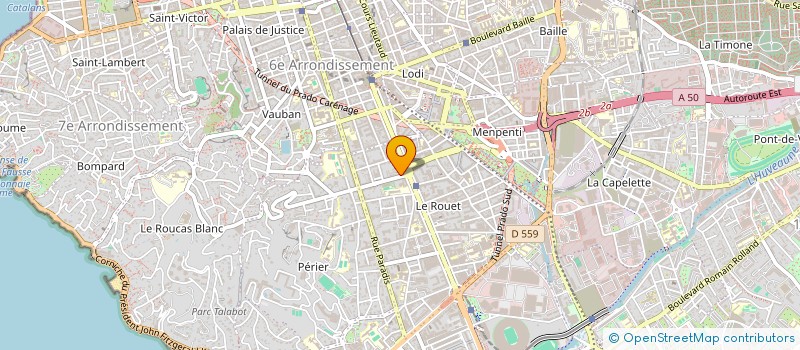 localisation de l'entreprise SCM DRS GIRARD DE LANGLADE ET SASPORTES à MARSEILLE