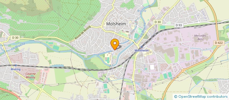 localisation de l'entreprise SCM DRS GROSMAN NORTH DERHY à MOLSHEIM